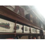 Cars, trams and steam trains in elongated frames - 3. Catalogue only, live bidding available via our