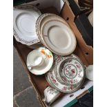 2 Boxes of plates and cups etc Catalogue only, live bidding available via our website. Please note