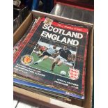 24 Scotland international football programmes Catalogue only, live bidding available via our
