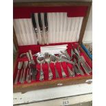 Oak case EPNS canteen of cutlery Catalogue only, live bidding available via our website. Please note