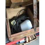 A spray gun in wooden box Catalogue only, live bidding available via our website. Please note if you