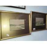 H. Clews, a pair of landscape watercolours, signed lower left. framed and glazed Catalogue only,