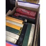 A box of 8 track cartridges and some tubes of shaving cream Catalogue only, live bidding available