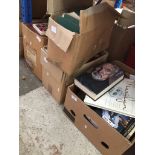 Four boxes of books Catalogue only, live bidding available via our website. Please note if you