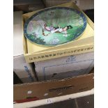 10 boxed plates including cameo plate Carmen by Incolay USA Catalogue only, live bidding available