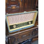 A Pye continental vintage radio Catalogue only, live bidding available via our website. Please