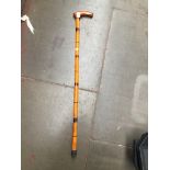 A walking stick. Catalogue only, live bidding available via our website. Please note if you