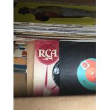 A box of LP records Catalogue only, live bidding available via our website. Please note if you