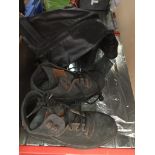 A pair of Jack Daniels boots, size 7 and a pair of ladies boots, size 6. Catalogue only, live