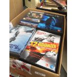 A box of DVDs Catalogue only, live bidding available via our website. Please note if you require P&P