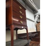 A mahogany record cabinet Catalogue only, live bidding available via our website. Please note if you