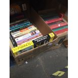 Four boxes of books Catalogue only, live bidding available via our website. Please note if you