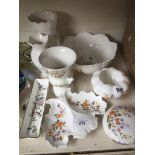 Eight pieces of Aynsley china Catalogue only, live bidding available via our website. Please note if