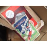 Box of football programmes Catalogue only, live bidding available via our website. Please note if