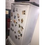An Indesit fridge