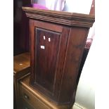 A pine corner cabinet Catalogue only, live bidding available via our website. Please note if you