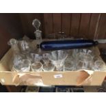 Box of glassware Catalogue only, live bidding available via our website. Please note if you