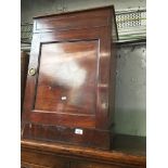 A mahogany pot cupboard Catalogue only, live bidding available via our website. Please note if you