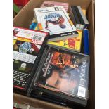 A box of computer games, DVDs, CDs etc Catalogue only, live bidding available via our website.