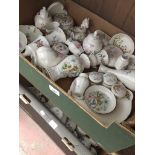 30 pieces 0f Aynsley china in a box Catalogue only, live bidding available via our website. Please