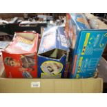 A box of boxed toys including Stingray and Captain Scarlett Catalogue only, live bidding available