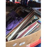 A box of LP records Catalogue only, live bidding available via our website. Please note if you