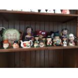 Toby and character jugs by Doulton, Beswick etc Catalogue only, live bidding available via our