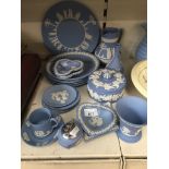 Various Wedgwood blue jasper ware Catalogue only, live bidding available via our website. Please
