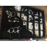 A tray of costume jewellery Catalogue only, live bidding available via our website. Please note if