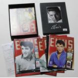 A boxed set of Elvis Presley DeAgostini fan club magazines