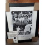 A signed picture of Jack Charlton, England World Cup 1966, with certificate.