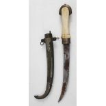 An eastern dagger and scabbard.