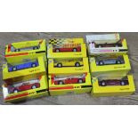 A collection of nine boxed Maisto Shell Sportscar/Supercar collection model vehicles.