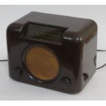 A vintage bakelite Bush radio.