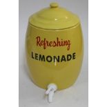 A Laura Ashley "Refreshing Lemonade" pottery urn, height 34cm.