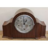 An Enfield chiming mantle clock, length 39cm.
