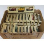 A box of approx 35 boxed Lledo Days Gone die-cast model vehicles