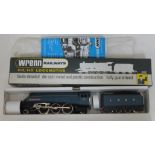 A boxed 00 gauge Wrenn W2212 Class A4 steam locomotive in LNER blue "Sir Nigel Gresley" with