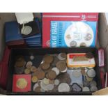 A box of coins.