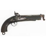 A 19th century percussion cap pistol.