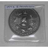 Elizabeth II 1993 £5 coin.
