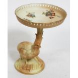 A Royal China Works blush ivory porcelain pedestal dish.