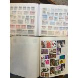 A stamp album and full Stock Book of world stamps Catalogue only, live bidding available via our