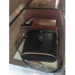 A suitcase with 2 pairs of binoculars. Catalogue only, live bidding available via our website. If