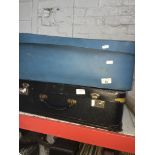 Two vintage suitcases Catalogue only, live bidding available via our website. If you require P&P