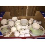 Box of china Catalogue only, live bidding available via our website. If you require P&P please