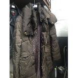 A Next ladies padded winter coat, size 18 Catalogue only, live bidding available via our website. If