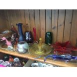 A collection of art glass including Murano Catalogue only, live bidding available via our website.