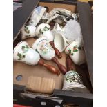 A box of ceramic Christmas bells Catalogue only, live bidding available via our website. If you