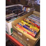 2 boxes of DVDs Catalogue only, live bidding available via our website. If you require P&P please